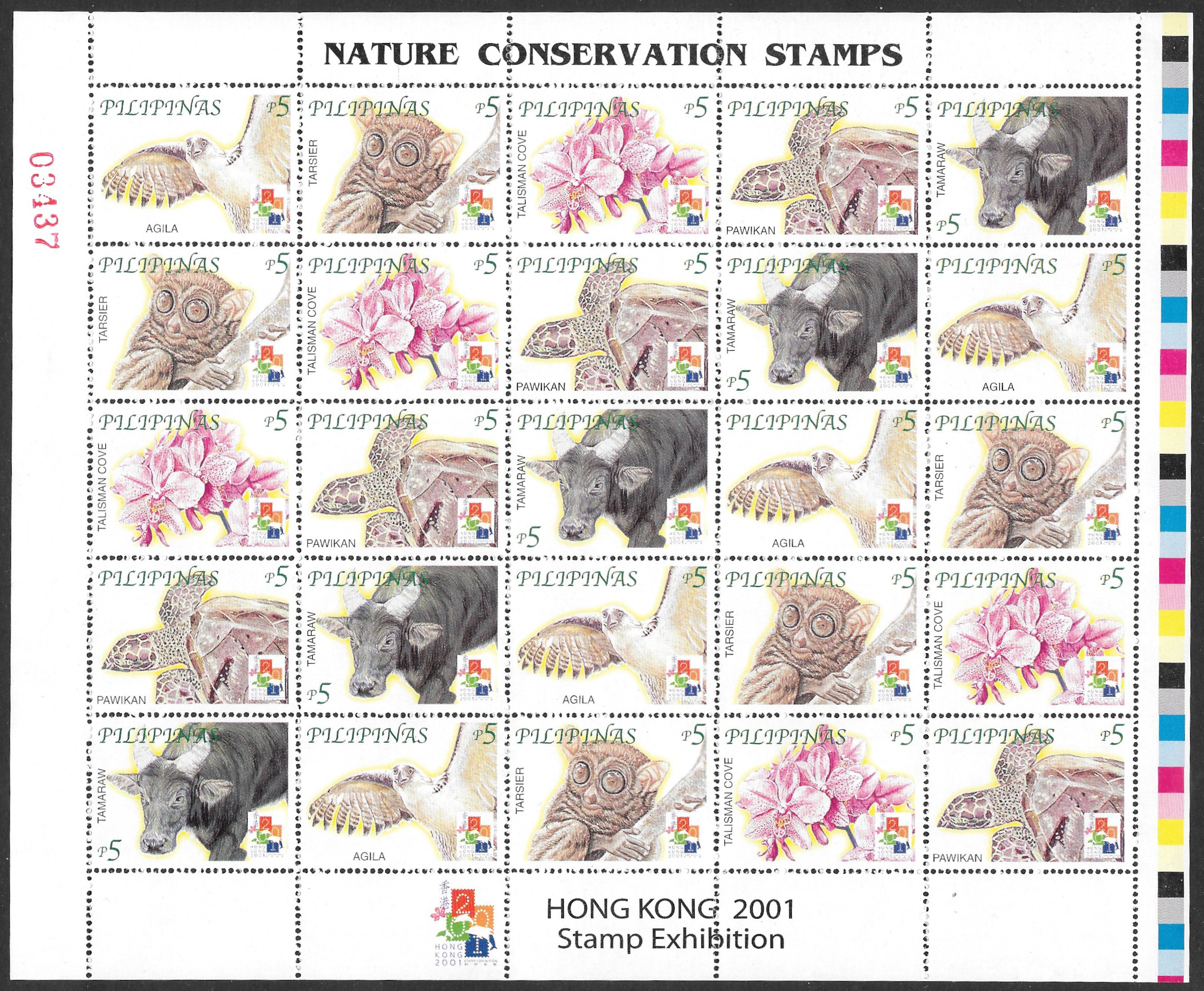 Philippines 2001 Full Sheet 